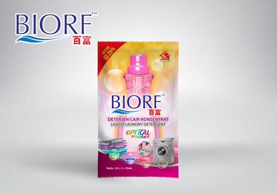 Clean stains thoroughly with an optical brightener formula to keep the fabric color bright and provide fragrance and freshness to clothes all day long 